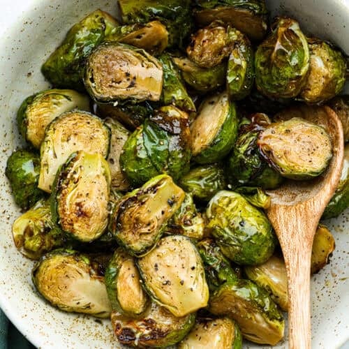 air fryer brown sugar brussels sprouts