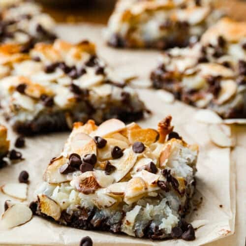 almond joy magic bars