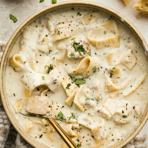 creamy chicken alfredo soup